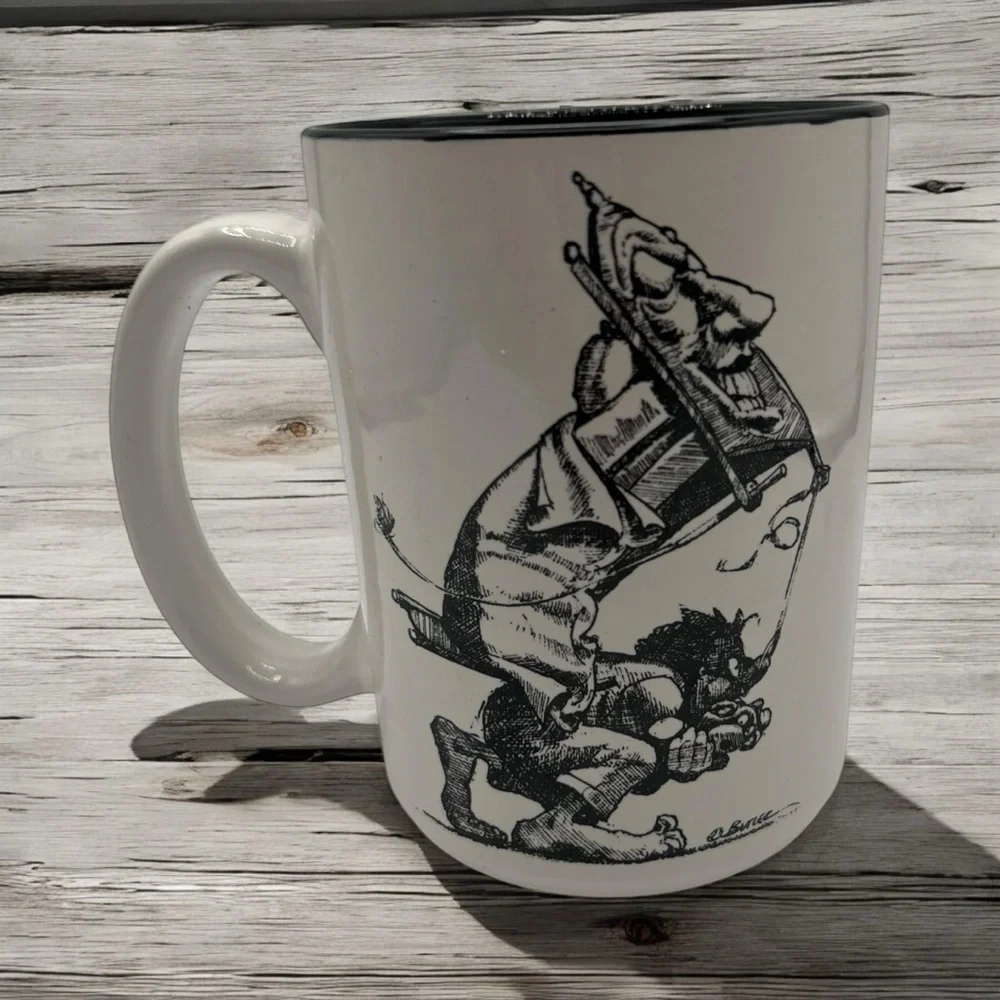 'BED RIDDEN' 2008 CHRIS BUTLER ART COFFEE MUG